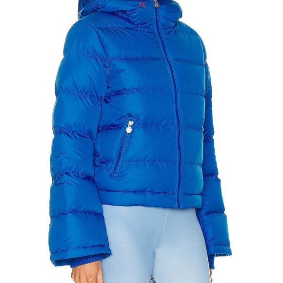 Perfect Moment Polar Flare Down Ski Jacket in Dazzling Blue XS NWT - Picture 1 of 4